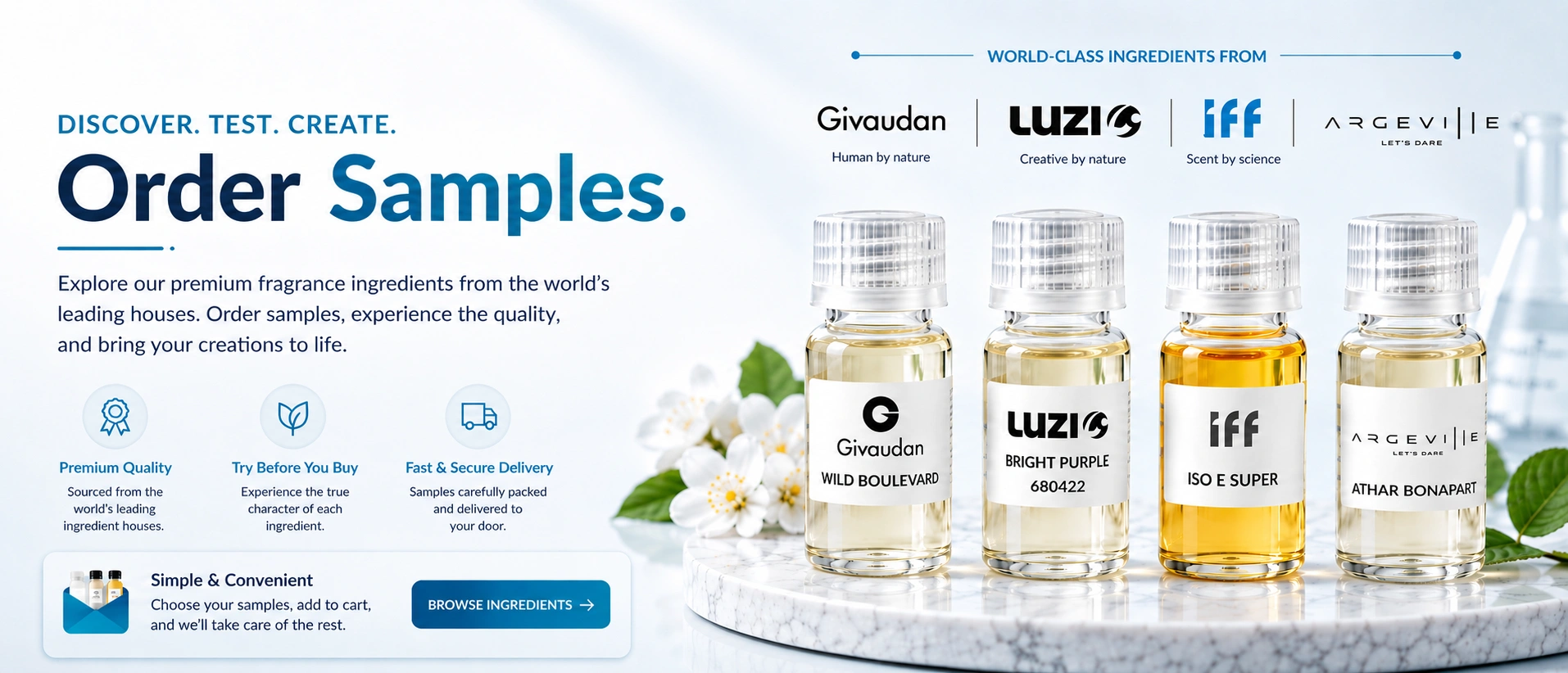 Best fragrance ingredient supplier