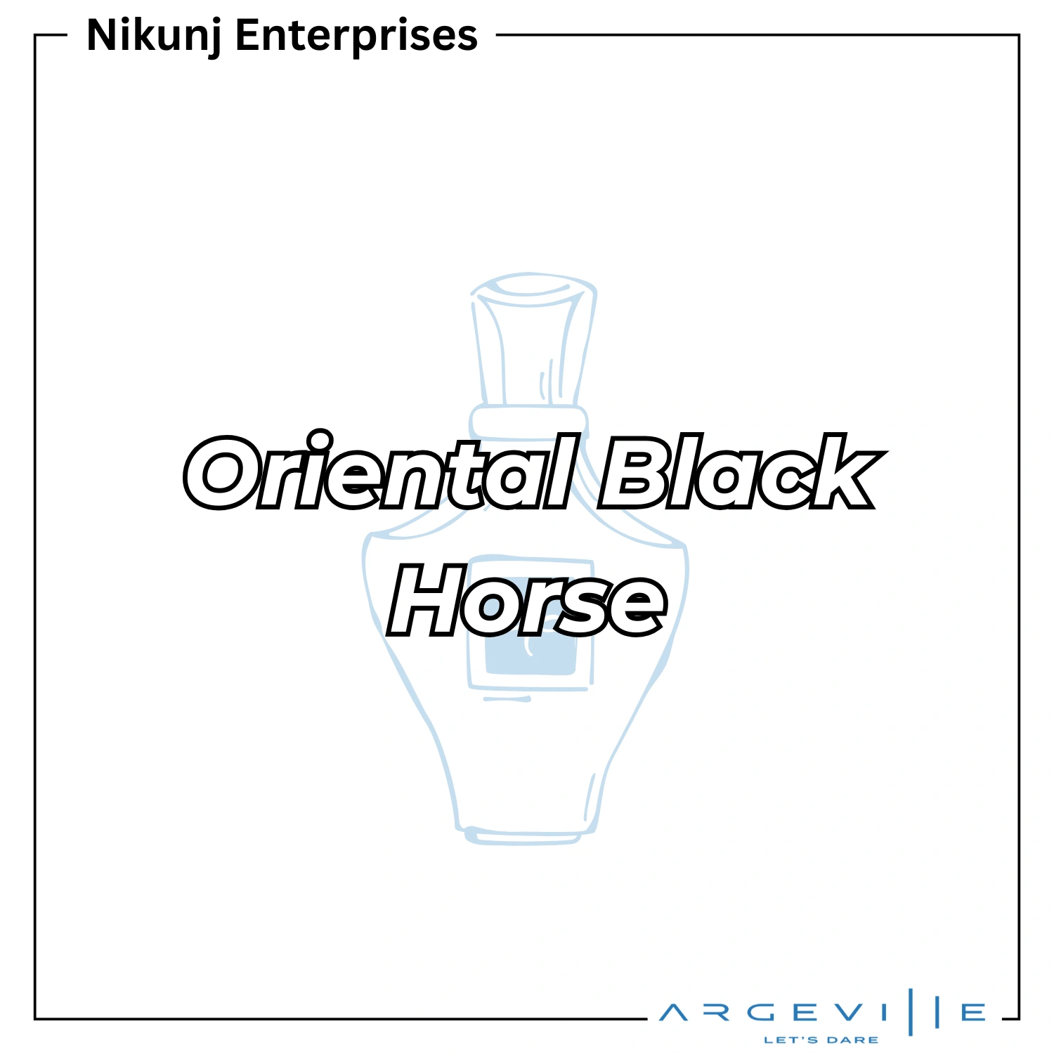Oriental Black Horse