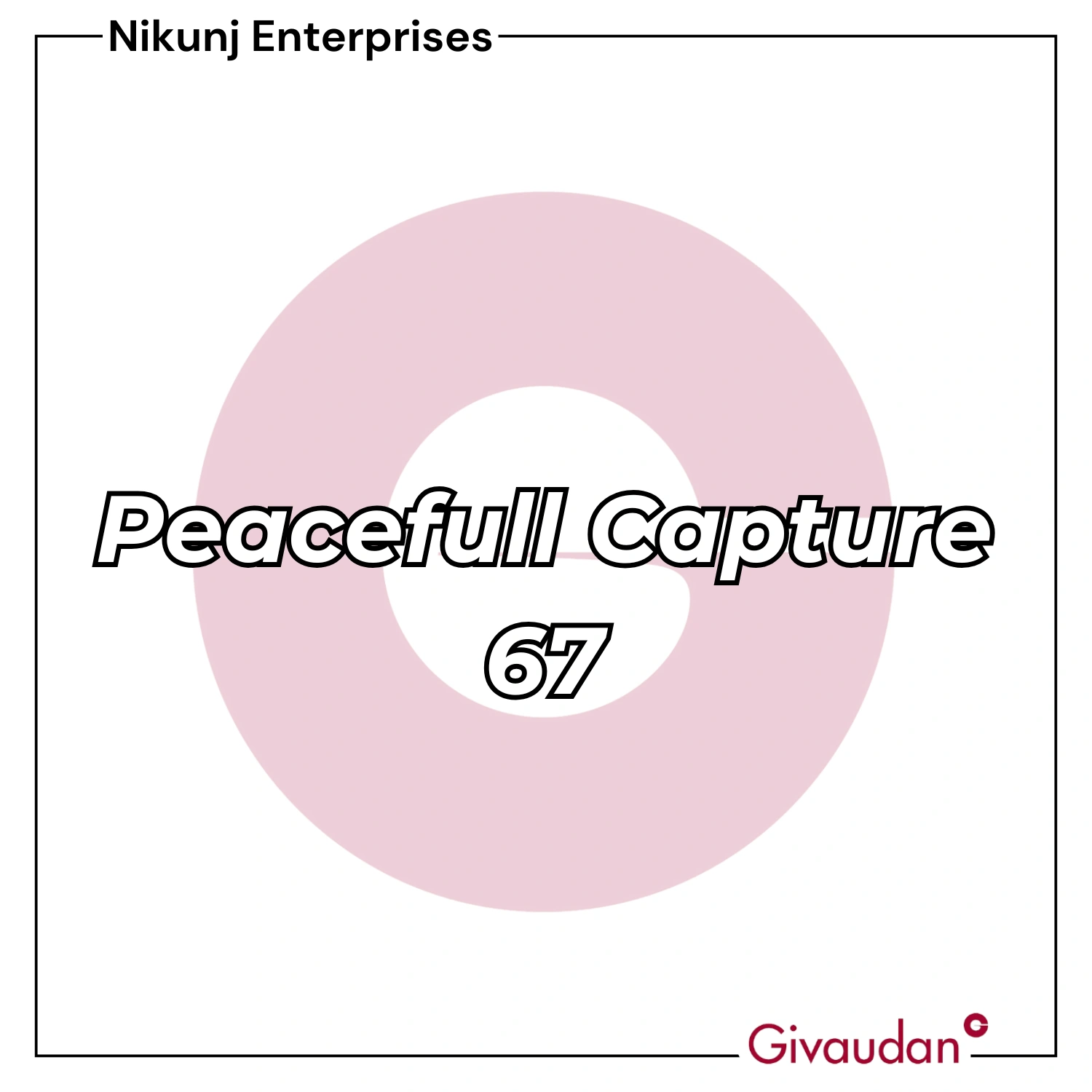 Peacefull Capture 67 Givaudan | Pack of 25KG