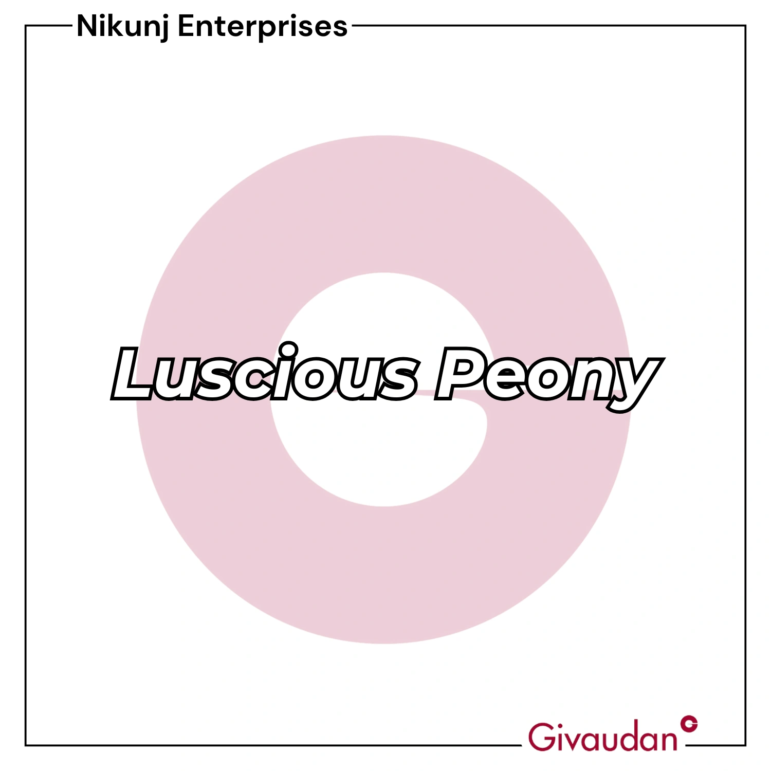Luscious Peony Givaudan | Pack of 25KG