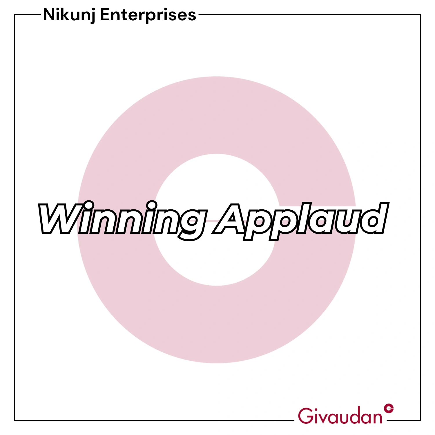 Winning Applaud Givaudan
